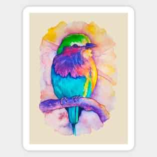 The watercolor bird Magnet